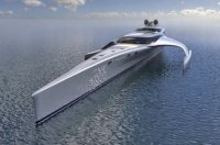 Футуристический тримаран Adastra