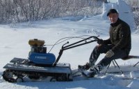 Снегоходные приставки к мотоблоку САМ