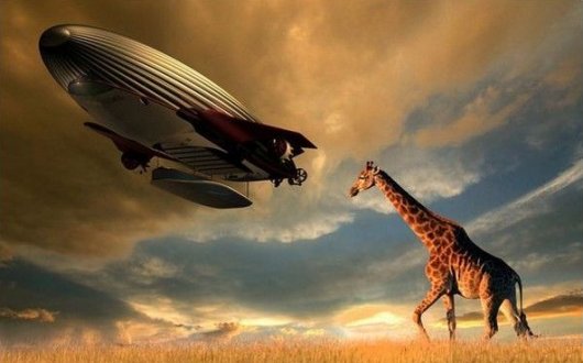 Дирижабль Archangel из будущего